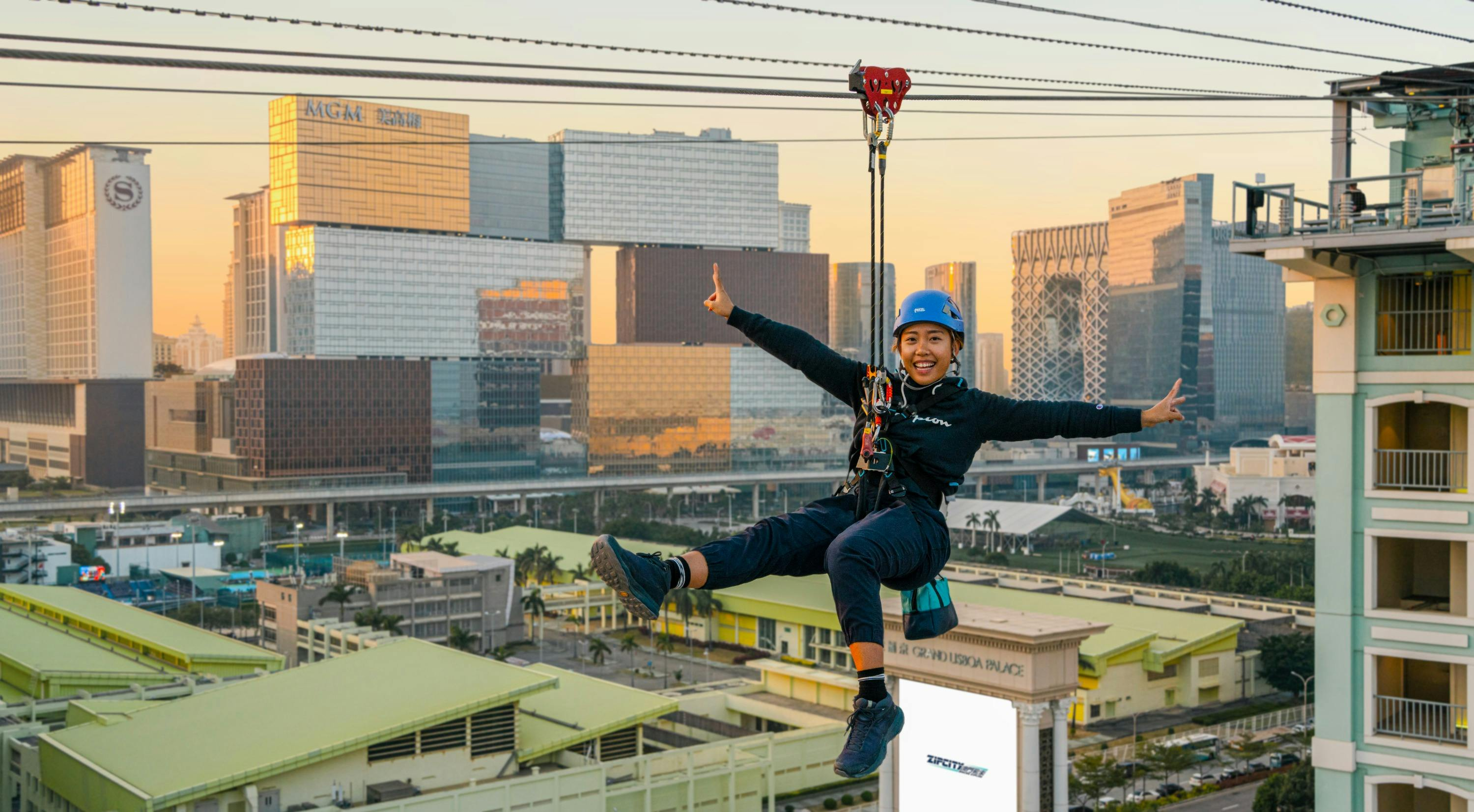 Macau Zipcity: Asia Pacific First Urban Zipline Attraction with Package + Add-Ons - Photo 1 of 14